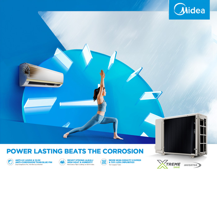 Midea AC Wall Mounted Split Inverter 1/2 PK - MSIAF-05CRDN2X | MSIAF 05CRDN2X